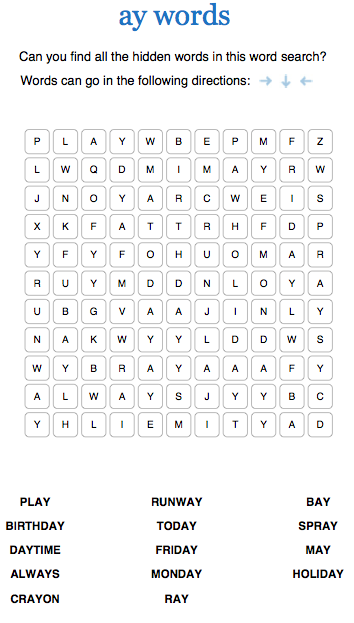 Phonics Word Searches for Foundation and KS1 | Phonics Worksheets