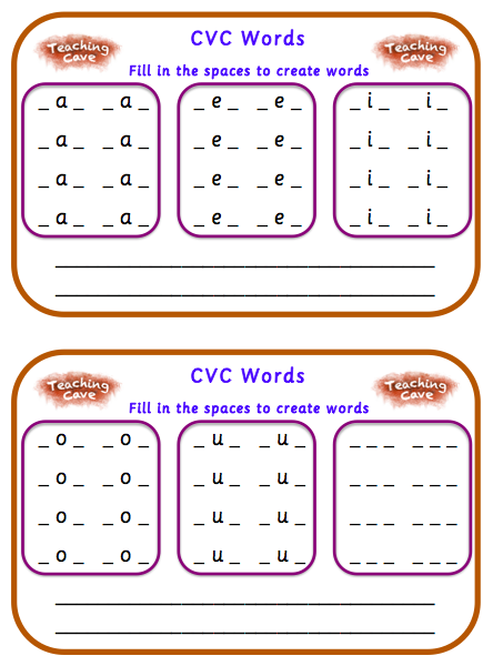 Cvc Word Worksheets For Reception And Year 1 Initial Sound And Final Sound Worksheets Medial Vowel Worksheets For Eyfs Teachingcave Com